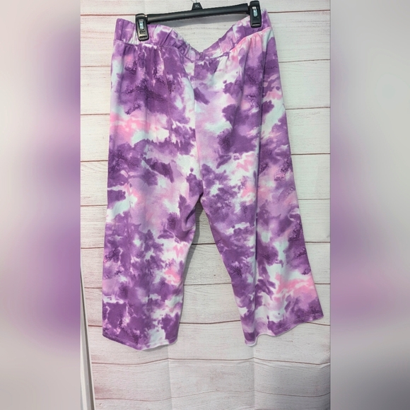 Euc George tie dye jogger capris size L - Picture 7 of 7